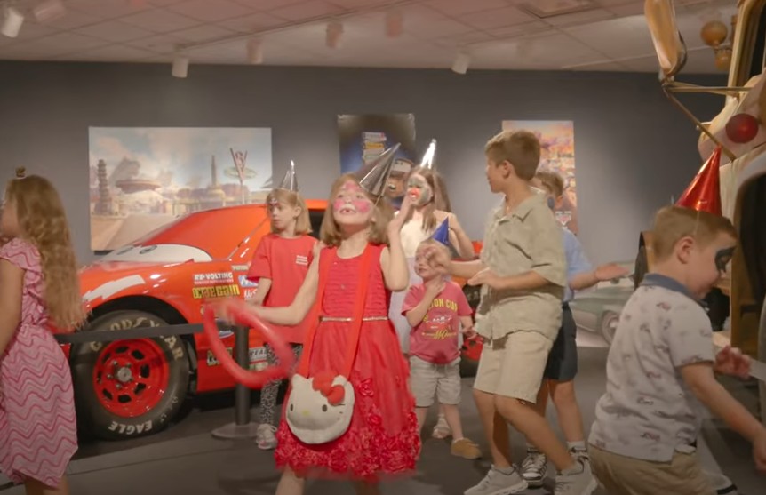 birthday party at the National Automobile Museum